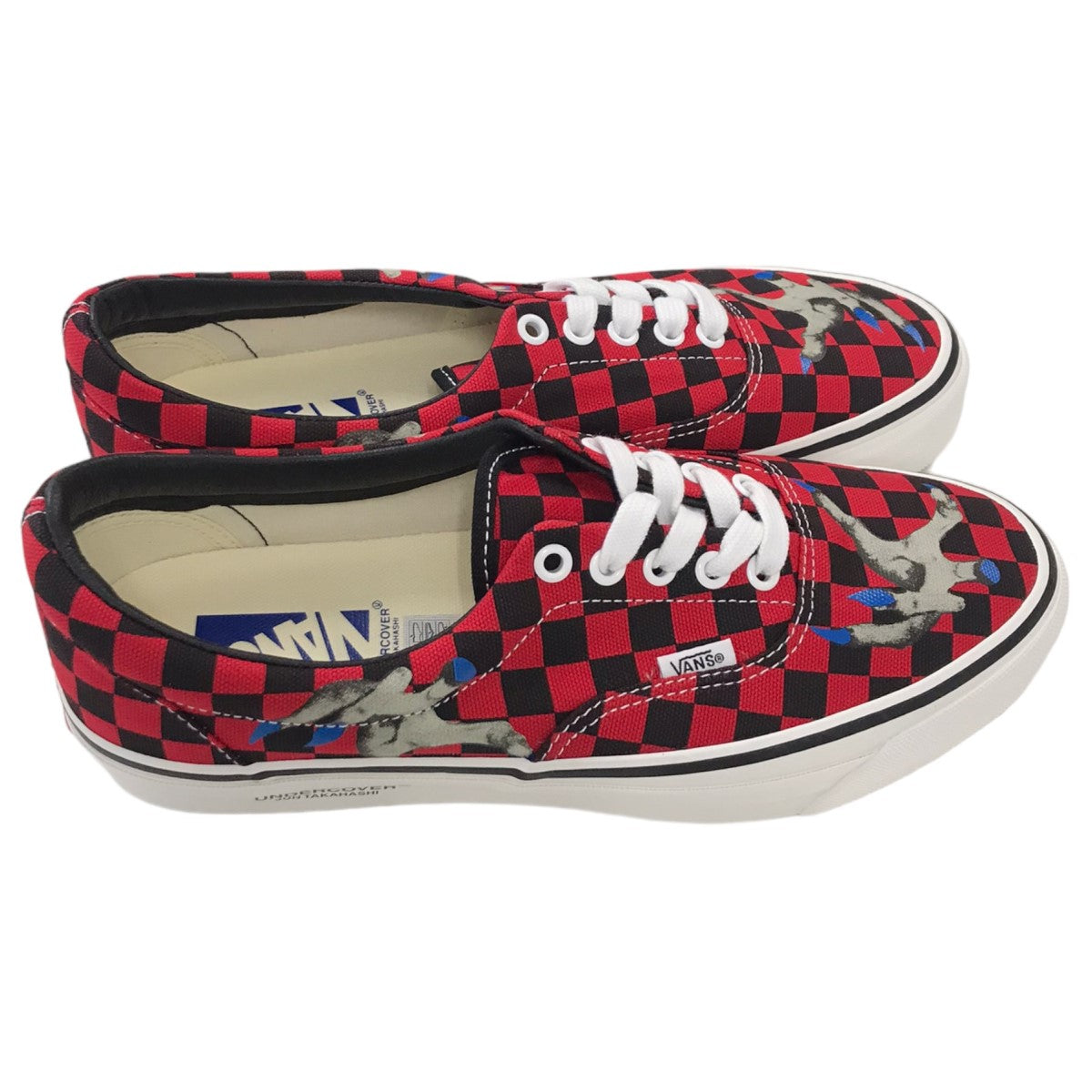 UNDERCOVER×VANS 【Era Reissue 95】 チェッカースリッポン 721278 721278 レッド×ブラック サイズ  27cm｜【公式】カインドオルオンライン ブランド古着・中古通販【kindal】