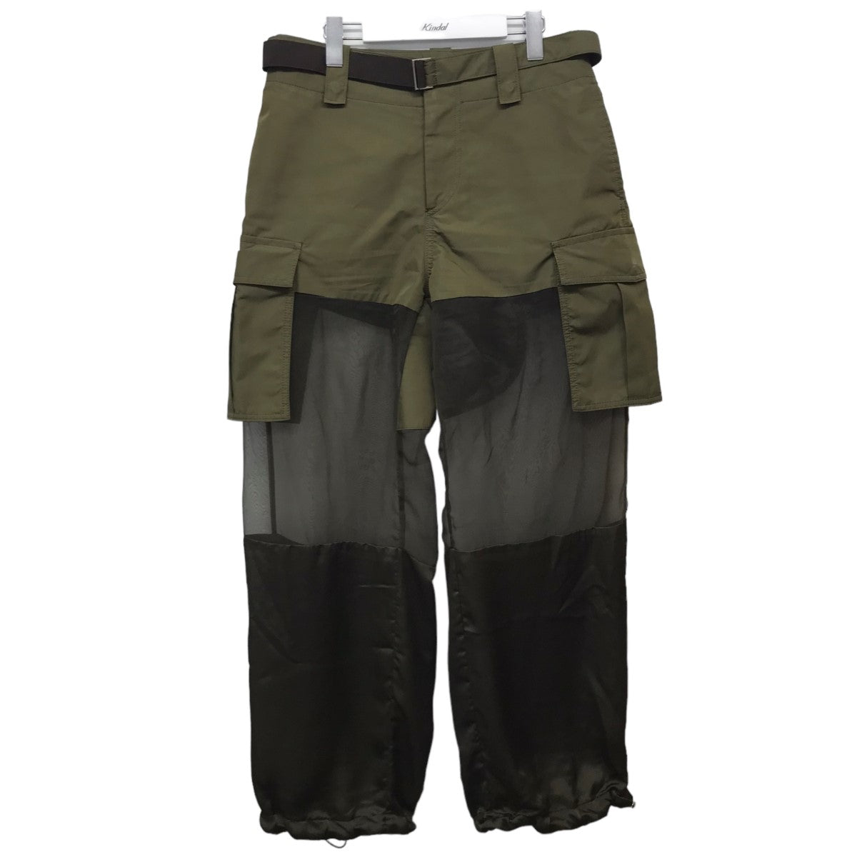 サカイの24SS「Fabric Combo Pants」ファブリックコンボパンツです。 sacai ボトムス 古着・中古アイテム