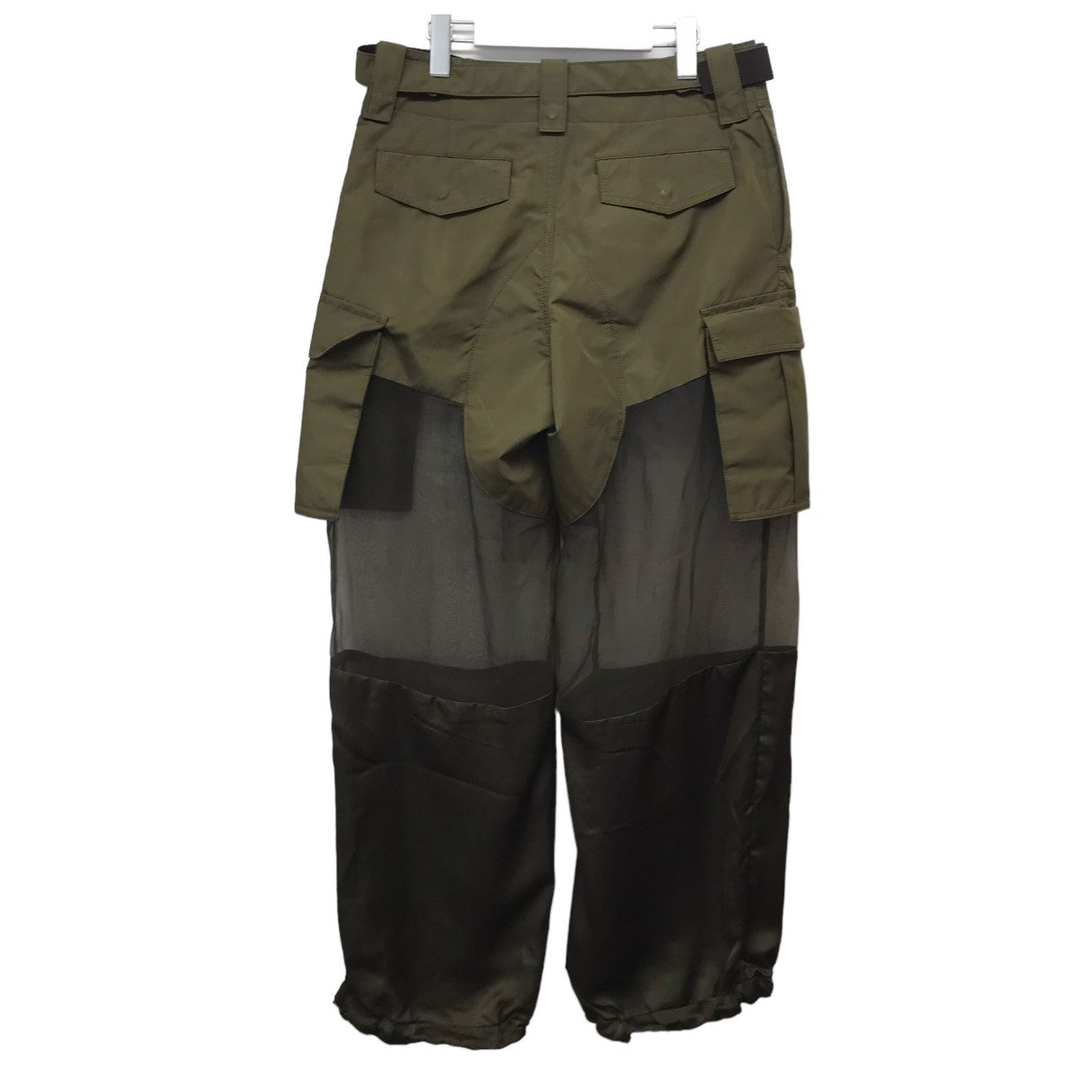サカイの24SS「Fabric Combo Pants」ファブリックコンボパンツです。 sacai ボトムス 古着・中古アイテム
