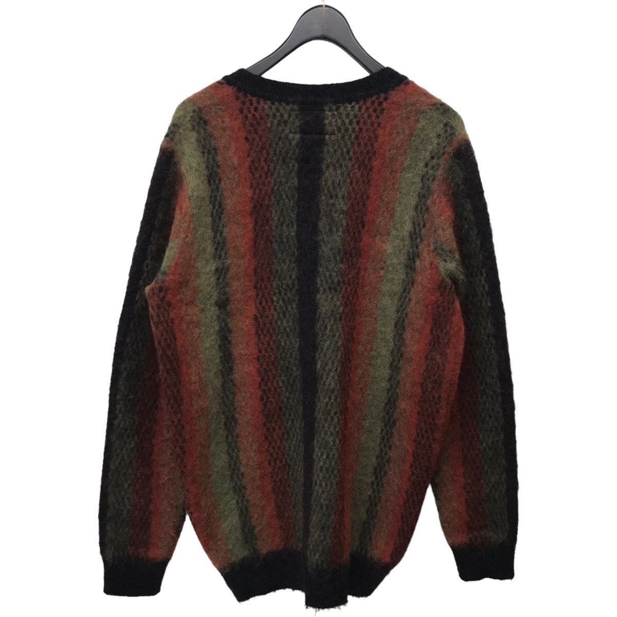 WACKO MARIA(ワコマリア) 19AW「STRIPED MOHAIR CARDIGAN」ストライプモヘヤカーディガン オレンジ サイズ  M｜【公式】カインドオルオンライン ブランド古着・中古通販【kindal】