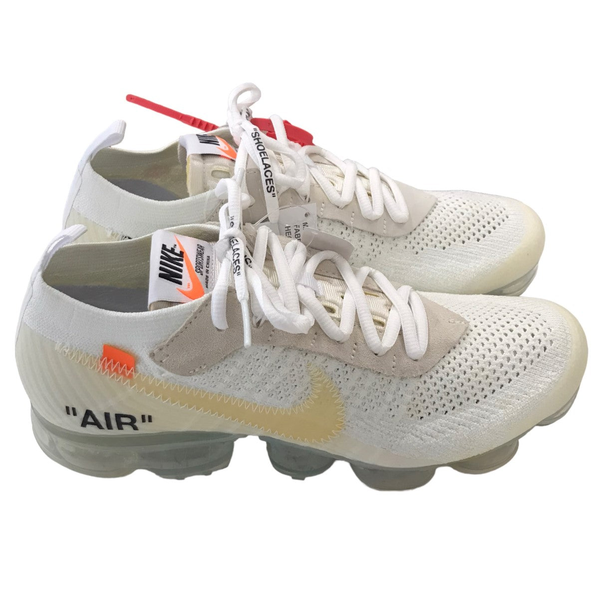 OFFWHITE×NIKE 「THE10：NIKE AIR VAPORMAX FK」スニーカー AA3831-100  ホワイト×トータルクリムゾンブラック サイズ 26cm｜【公式】カインドオルオンライン ブランド古着・中古通販【kindal】