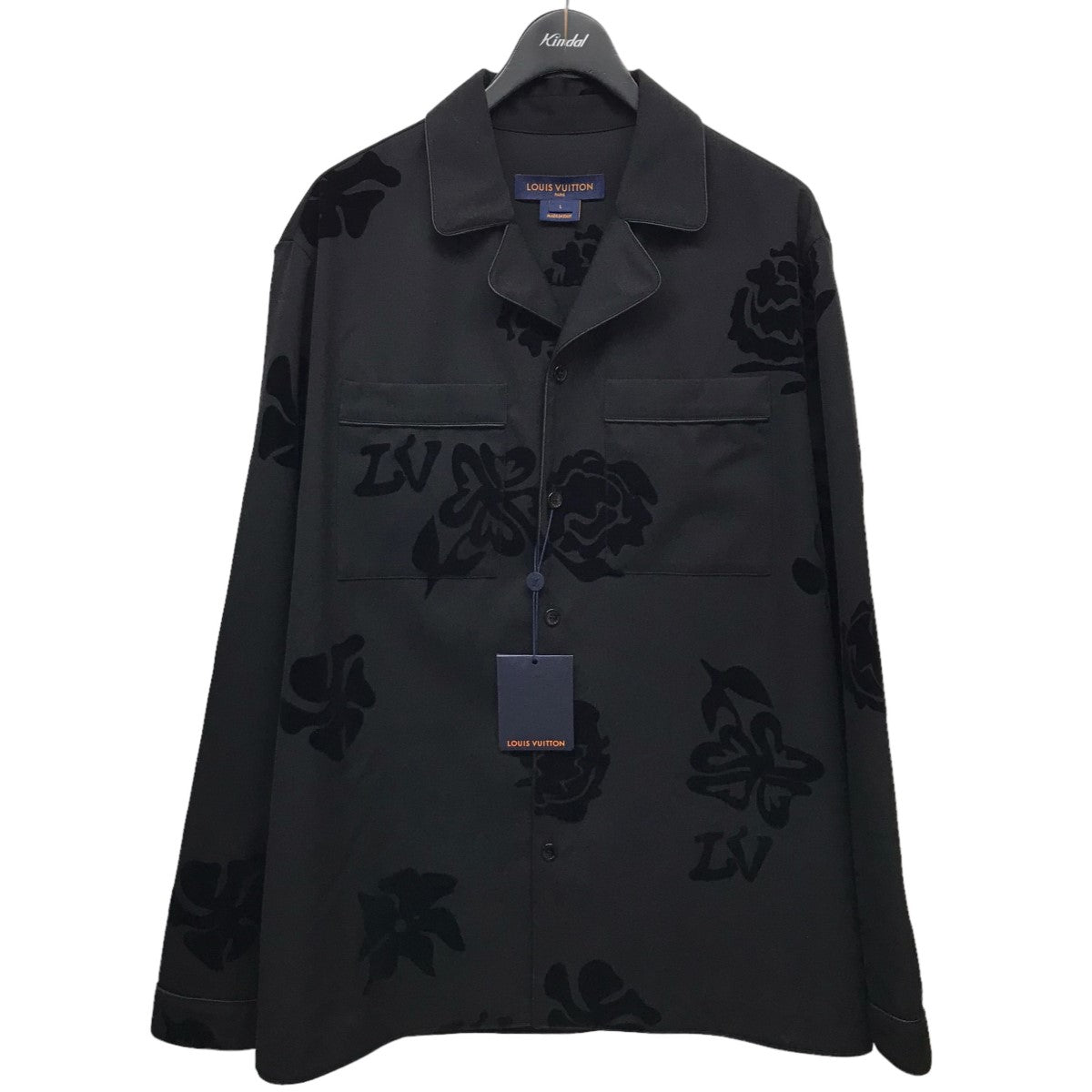 LOUIS VUITTON 22AW フラワーフロックパジャマシャツ の古着・中古アイテム