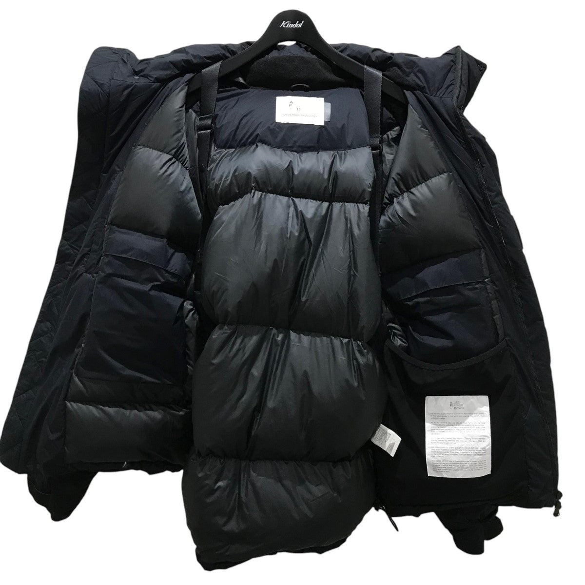 UNIVERSAL PRODUCTS(ユニバーサルプロダクツ) ALLIED FEATHER DOWN UL BULKY DOWN JACKET バルキーダウンジャケット ブラック サイズ 2｜【公式】カインドオルオンライン ブランド古着・中古通販【kindal】