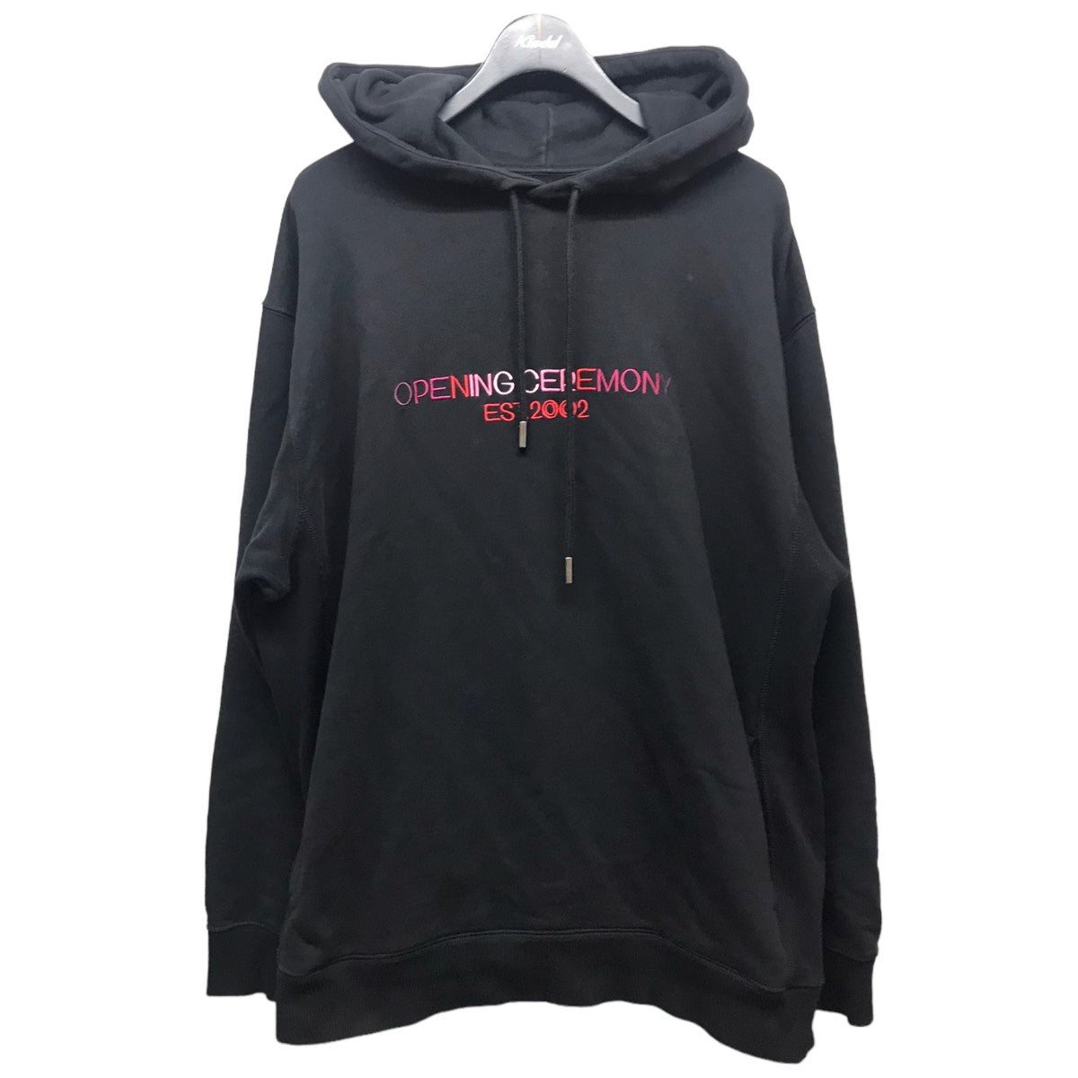 ロゴ刺繍プルオーバーパーカーYMBB001F20FLE007