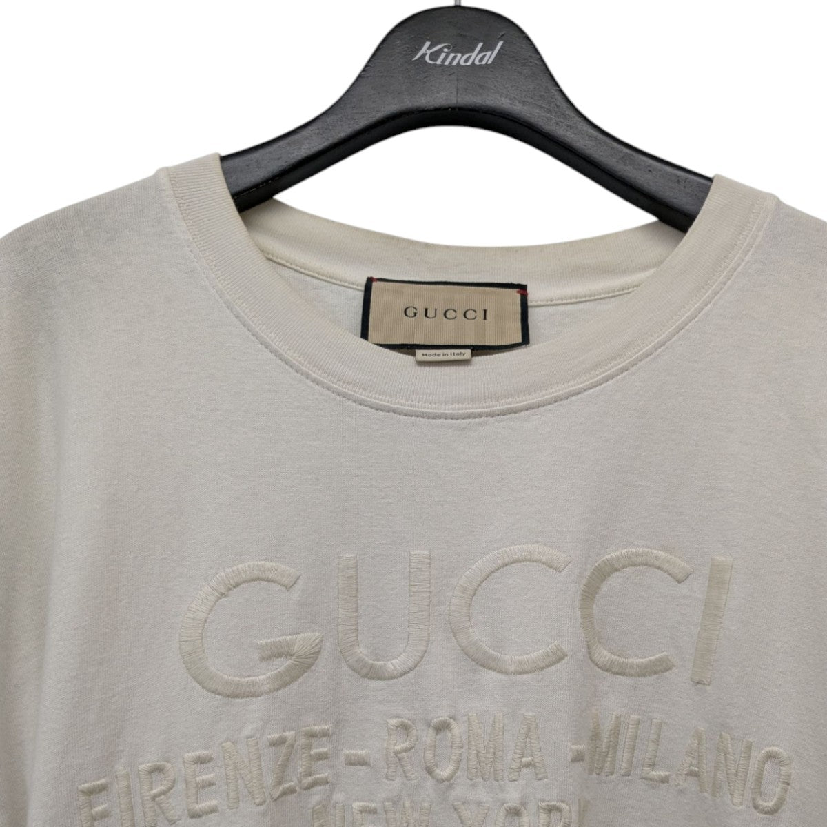 ロゴエンブロイダリーTシャツ616036 XJFZA