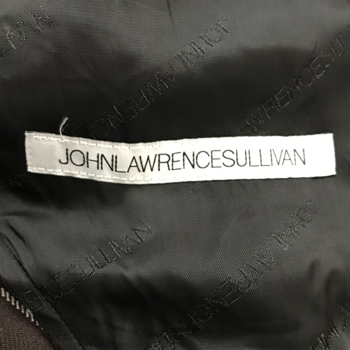 JOHN LAWRENCE SULLIVAN(ジョンローレンスサリバン) 【STRIPED WOOL HOLLOWED OUT  JACKET】ストライプホロウジャケット1A011-0122-12 1A011-0122-12 ブラウン×ホワイト サイズ  46｜【公式】カインドオルオンライン ブランド古着・中古通販【kindal】