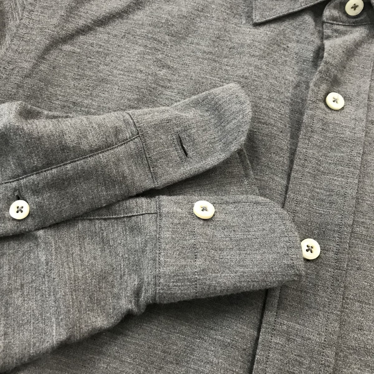 美品　MAATEE&SONS マーティーアンドサンズ　シルク混　シャツ MAATEE&SONS マーティーアンドサンズ】LYAN SILK MIX CHECK