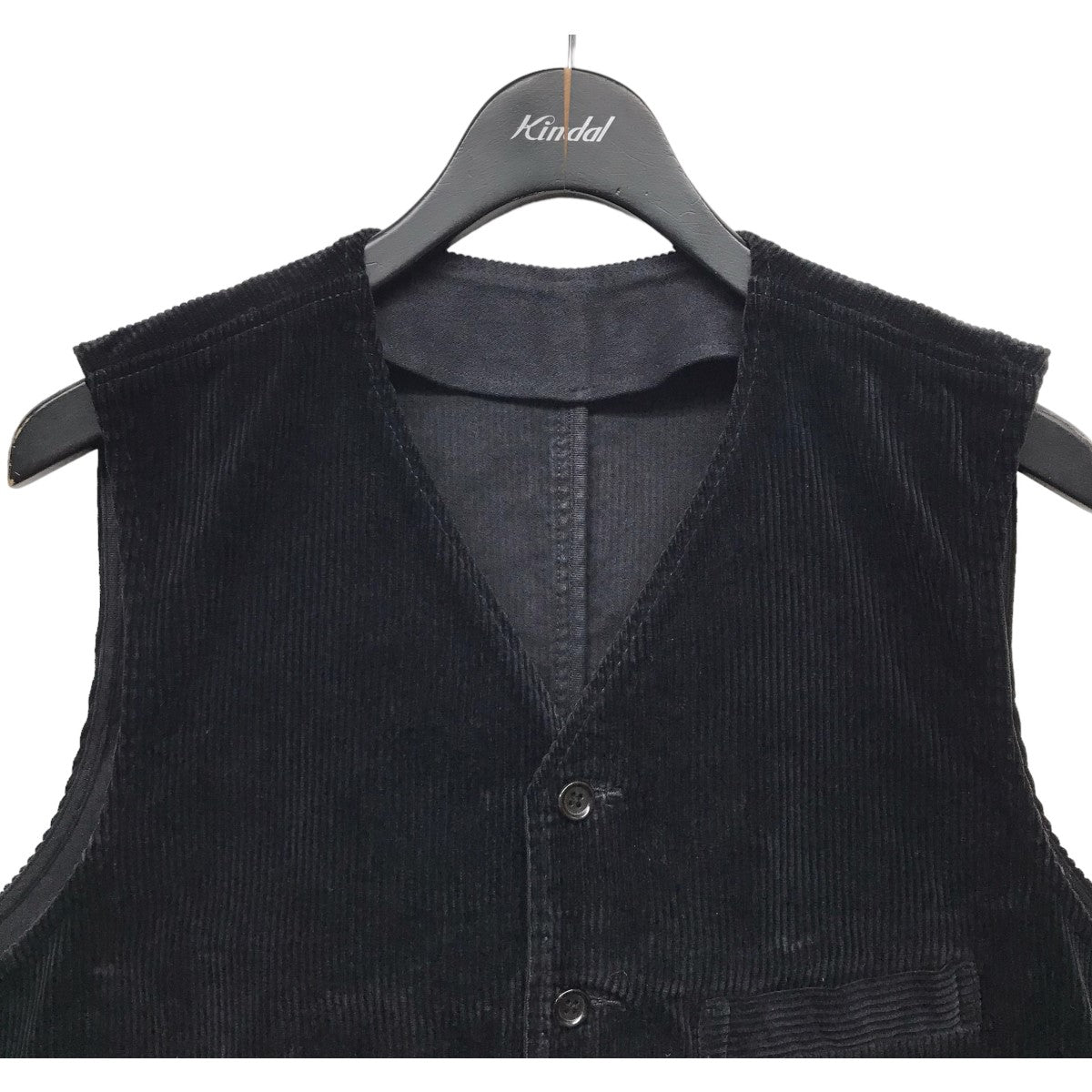 Porter Classic(ポータークラシック) 「CORDUROY CLASSIC VEST」コーデュロイクラシックベスト ブラック サイズ  15｜【公式】カインドオルオンライン ブランド古着・中古通販【kindal】