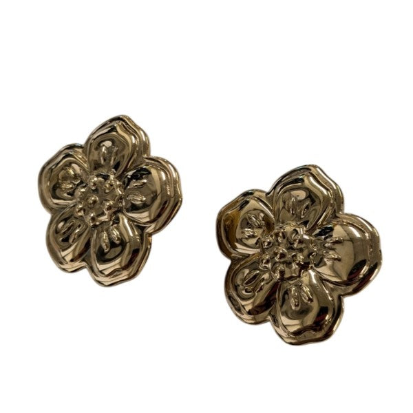 KENZO(ケンゾー) ラージ 'Boke Flower' イヤリング ゴールド｜【公式