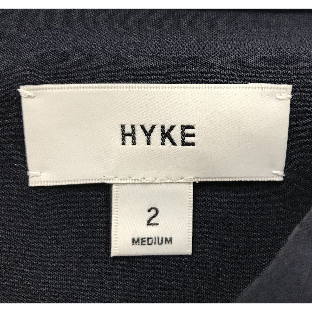 HYKE(ハイク) 「STRETCH JUMPSUIT」ストレッチジャンプスーツ 231-16155 302 ネイビー サイズ 2｜【公式】カインドオルオンライン  ブランド古着・中古通販【kindal】