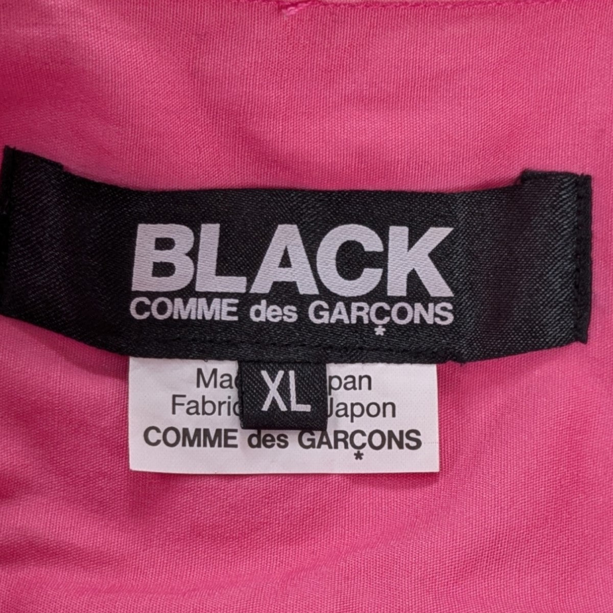 ブラックコムデギャルソンの切りっぱなしシャツ 1K-B008です。 BLACK COMME des GARCONS 古着・中古 トップス アイテム