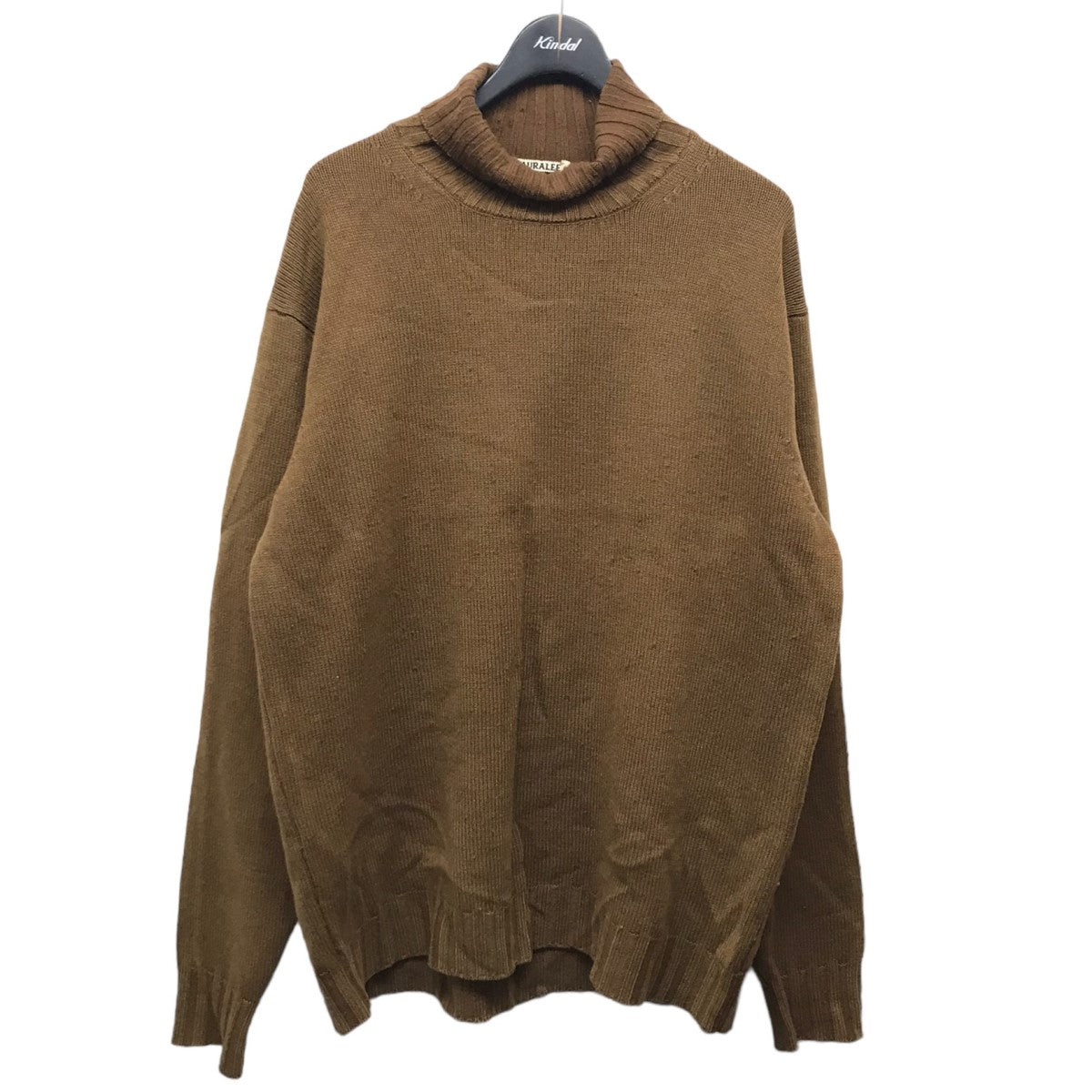 23AW【WASHED FRENCH MERINO KNIT TURTLE 】タートルネックニットA23AT035W