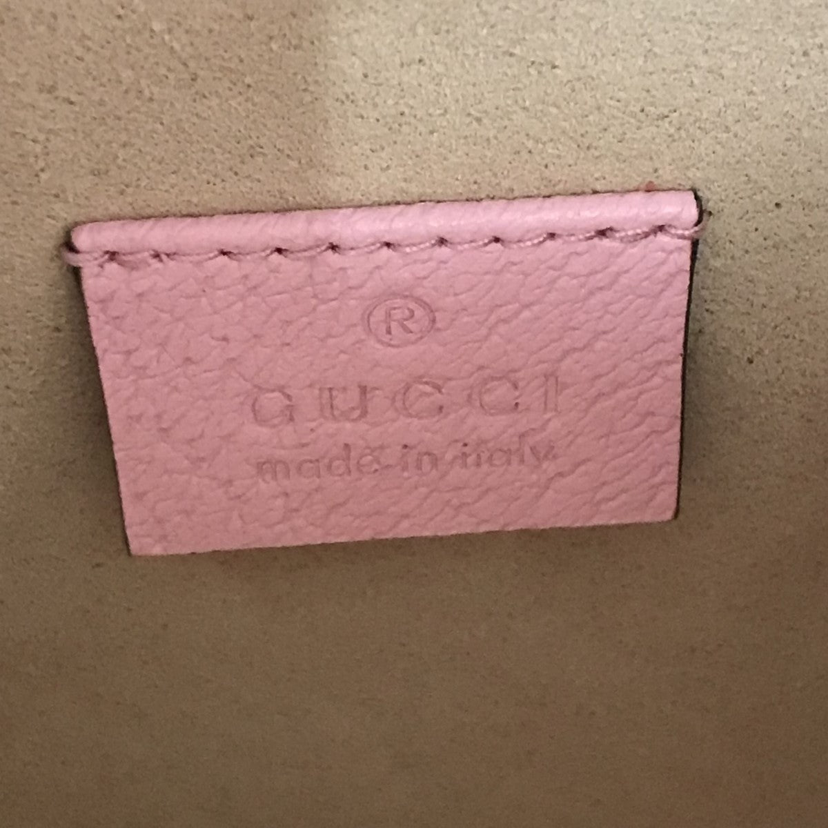 GUCCI(グッチ) ミニバケット2WAYショルダーバッグ 616436 ピンク