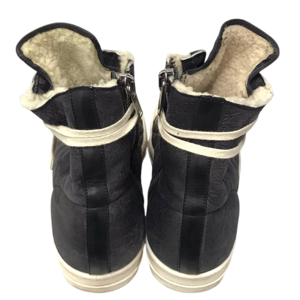 RICK OWENS(リックオウエンス) ムートンラモーンズハイカット 