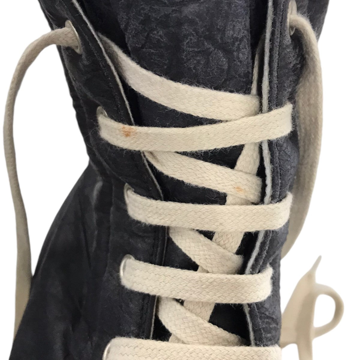 RICK OWENS(リックオウエンス) ムートンラモーンズハイカット 