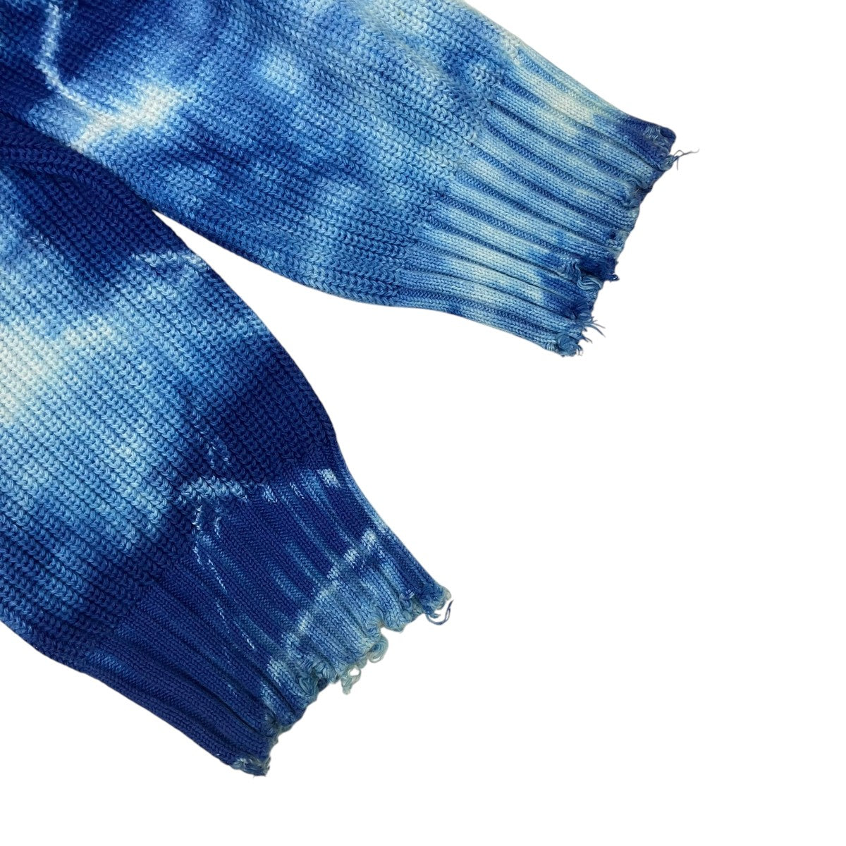 MSGM タイダイ染めVネックニット195048 古着・中古-4枚目のアイテム画像