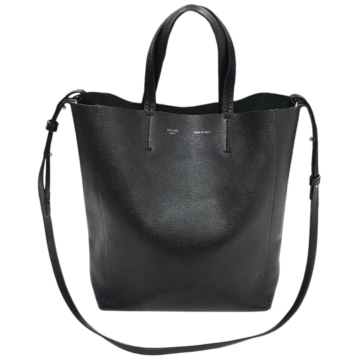 CELINE(セリーヌ) バーティカル スモールカバ トートバッグ S-MM-1105 ブラック｜【公式】カインドオルオンライン  ブランド古着・中古通販【kindal】