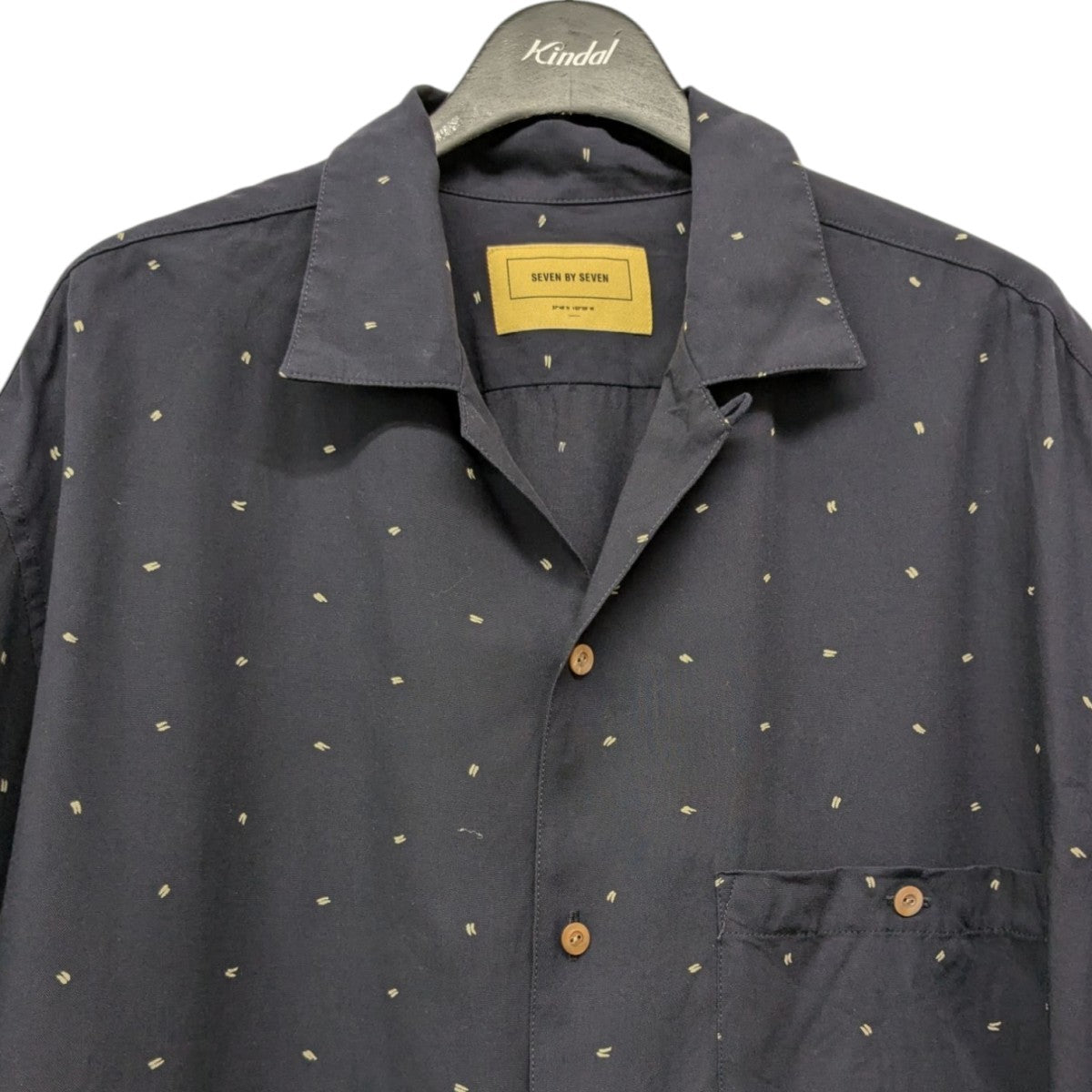 トップス SEVEN BY SEVEN open collar shirts s/s SEVEN BY SEVEN(セブンバイセブン) OPEN COLLAR SHIRTS S S