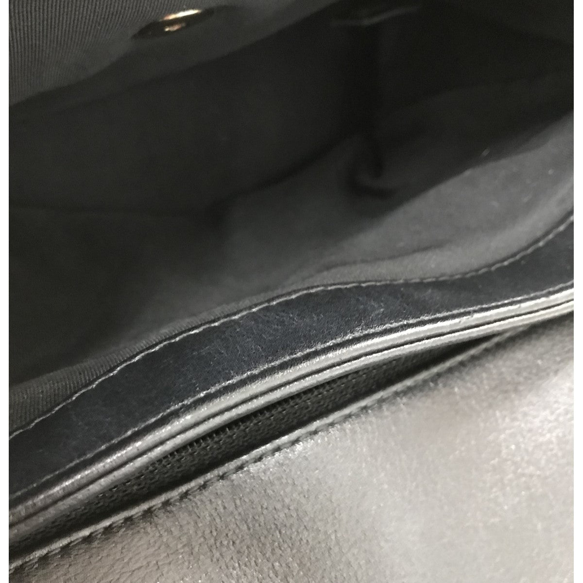 CHANEL Vステッチトップハンドルバッグ の古着・中古アイテム