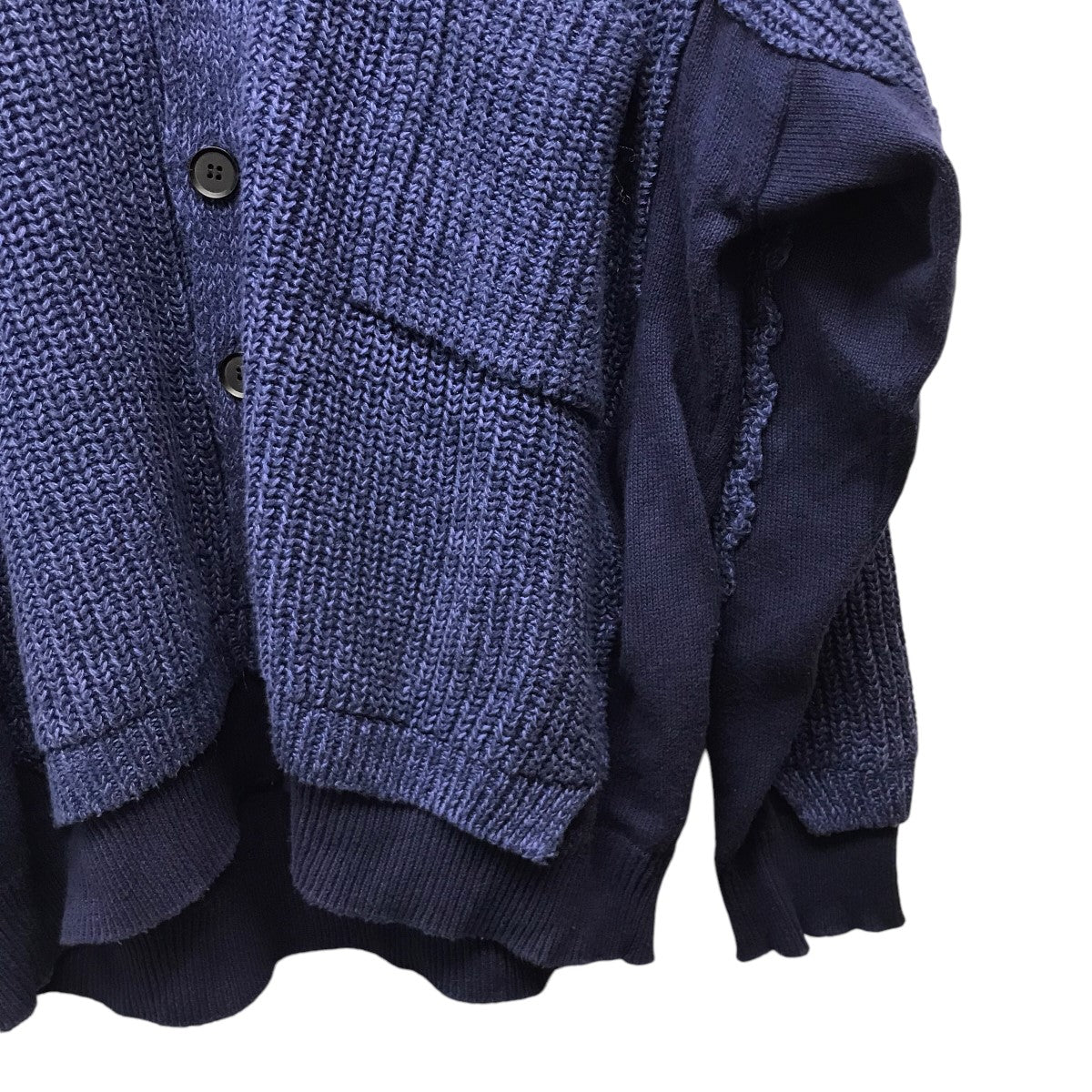 YOKE(ヨーク) 21AW5G CONNECTING RIB CARDIGAN1LDK別注カーディガンYK21AW0302S-1L