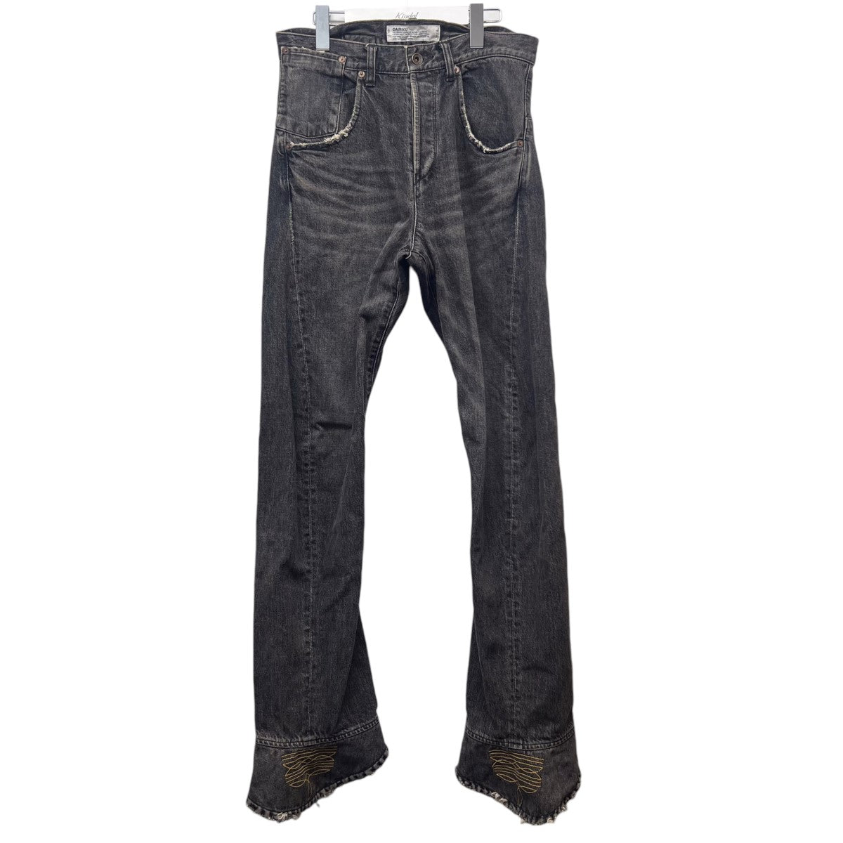 DAIRIKU(ダイリク) 24SSCowboy Shoes Draping Denim Pantsデニム