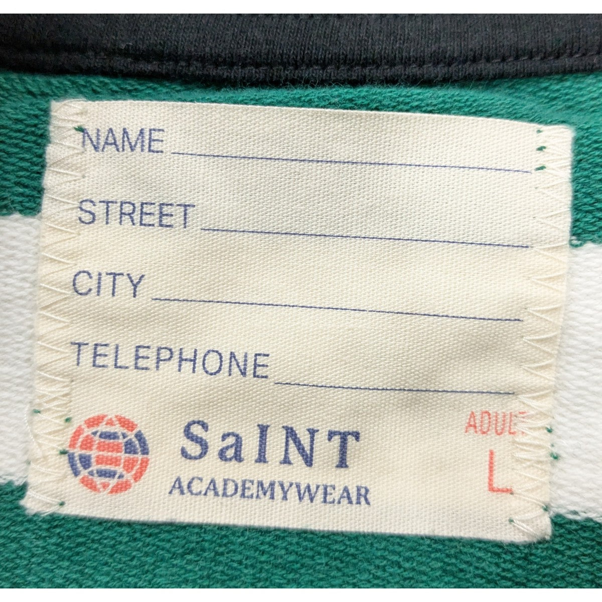 【SAINT MICHAEL】SA_RUGGER SH/ BORDER BLU ボーダートップス SAINT Mxxxxxx]SA_RUGGER SH/BORDER/BLUE(SM-YS8-0000-C41) – R&Co.