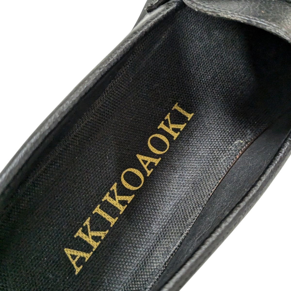 AKIKOAOKI(アキコアオキ) REGULATED GRAVITYローファー ブラック 