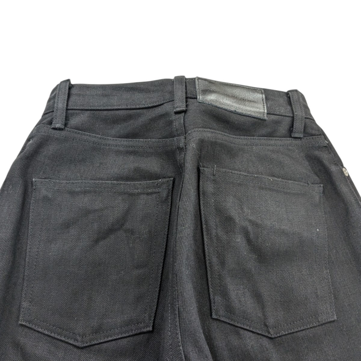 「rigid denim slited pants」リジットデニムスリットパンツ