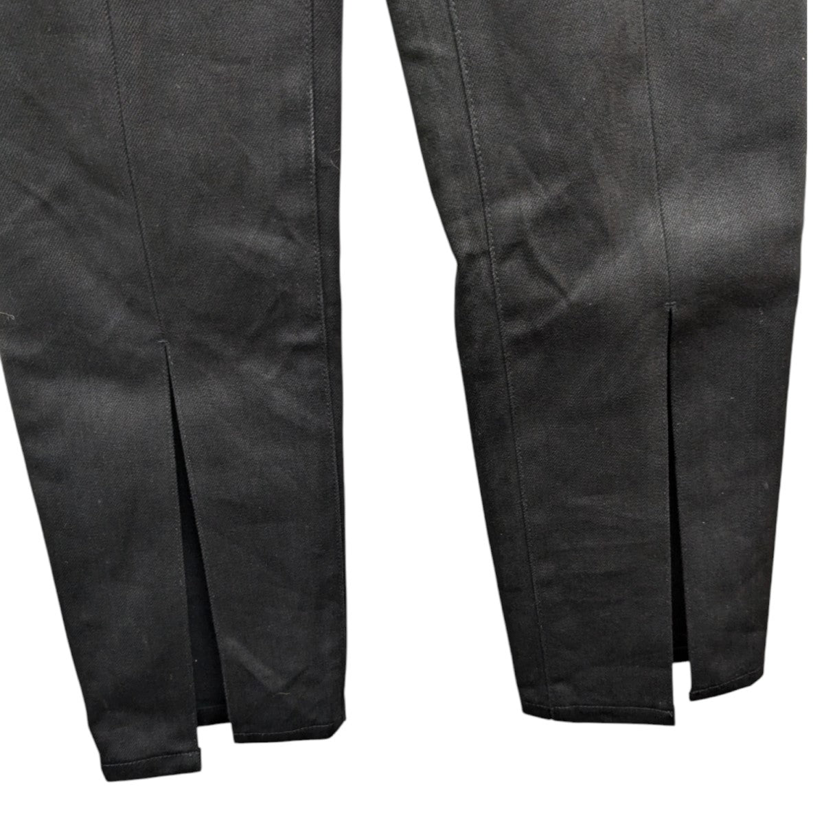 「rigid denim slited pants」リジットデニムスリットパンツ