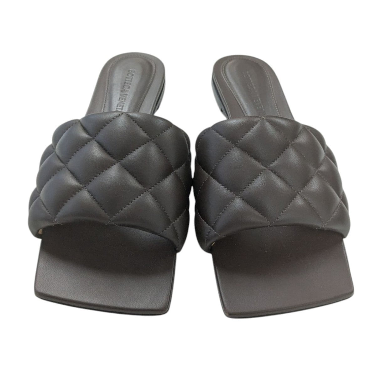 Bottega Veneta ダークブラウン サンダル 41 BOTTEGA VENETA（ボッテガヴェネタ） レザーサンダル ブラウン