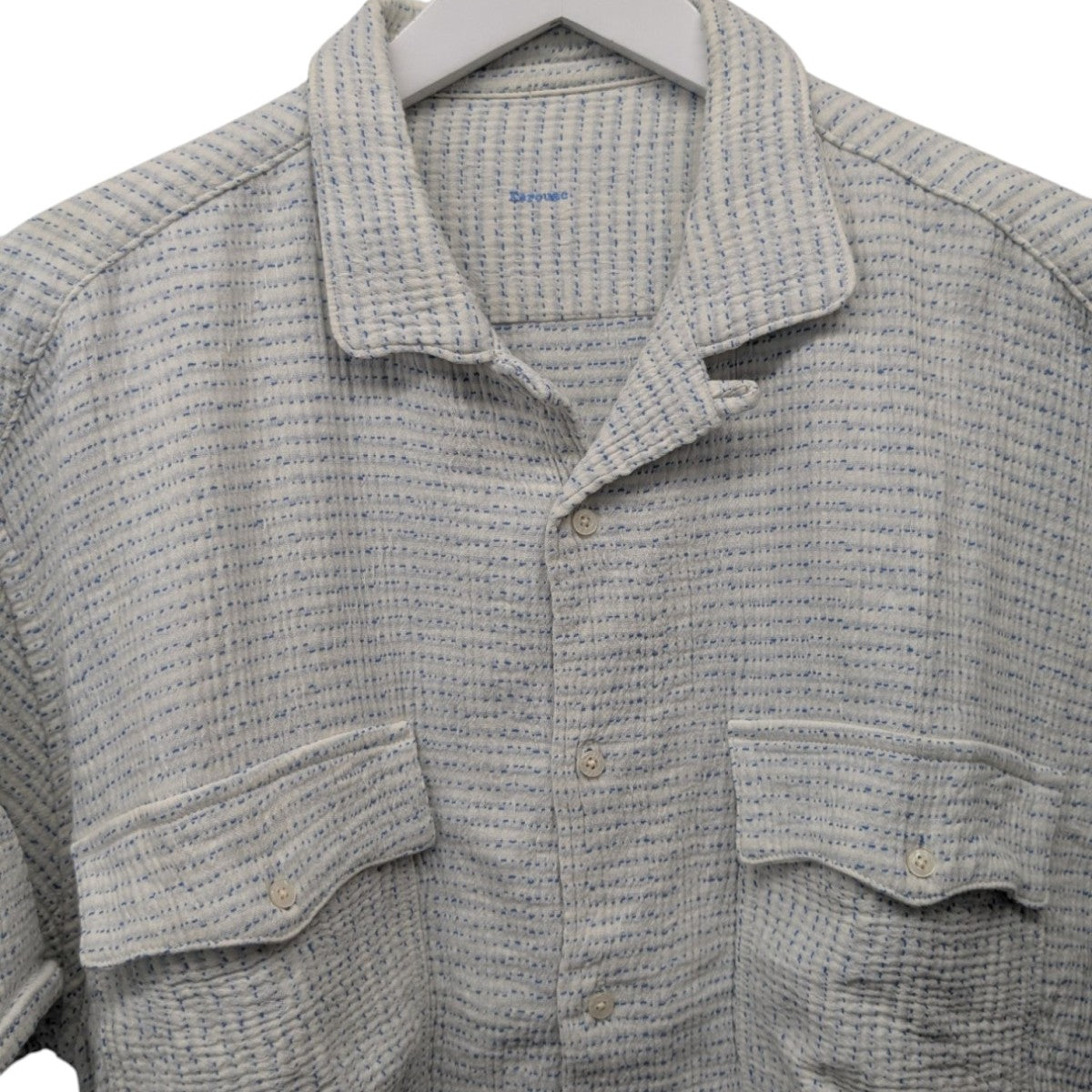 サシコ スーパーライト ケルアックシャツ PORTER CLASSIC 19SS SASHIKO SUPER LIGHT KEROUAC SHIRT 刺し子