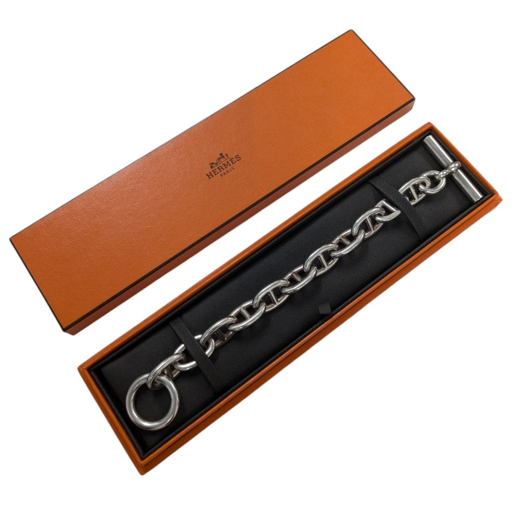 未使用 定価28.6万 エルメス シェーヌダンクル TGM ブレスレット 11  