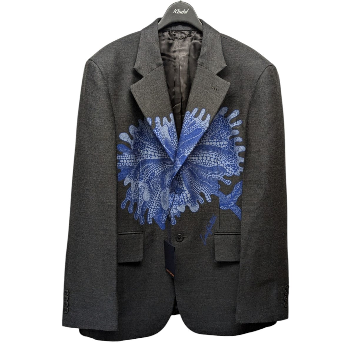 LOUIS VUITTON×草間彌生 サイケデリックフラワーノッチドラペル3B