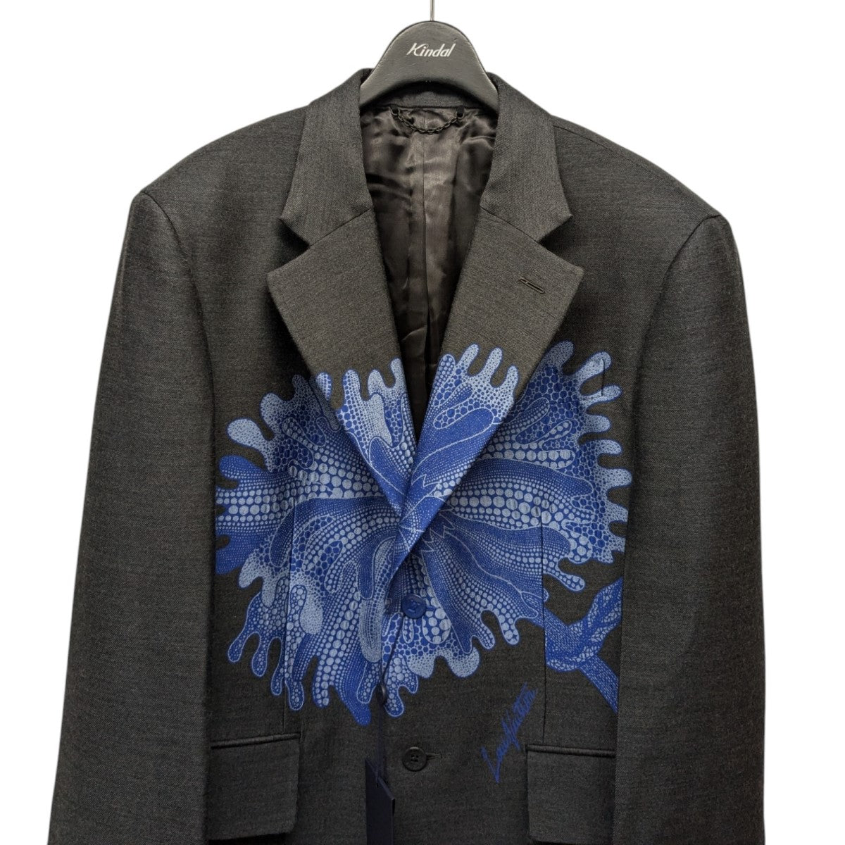 LOUIS VUITTON×草間彌生 サイケデリックフラワーノッチドラペル3B