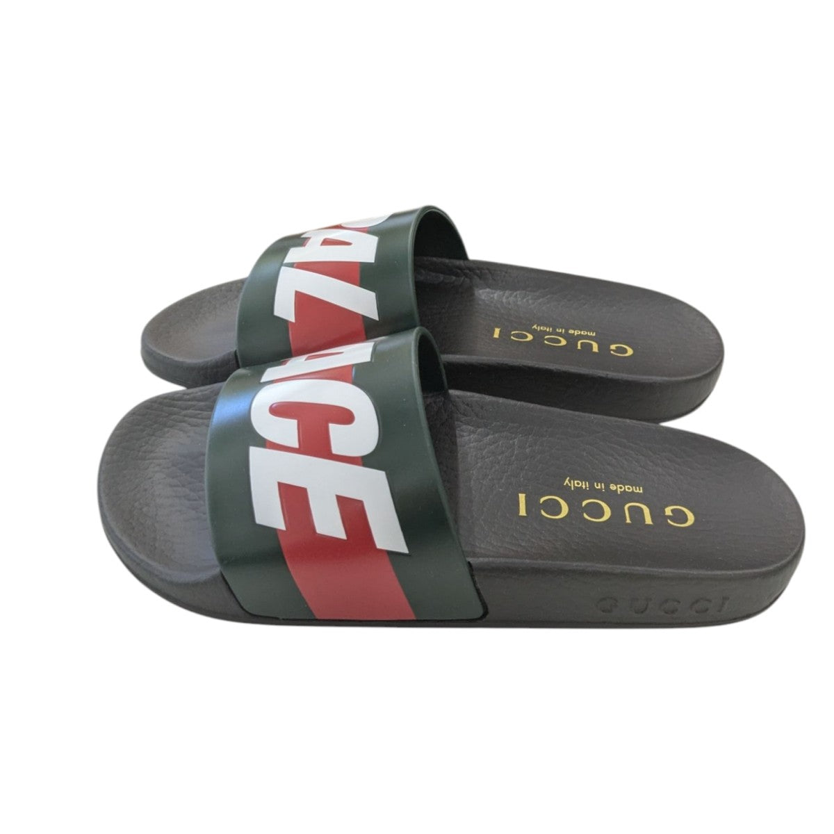 PALACE×GUCCI Logo Web Sandalロゴウェブラインスライドサンダル