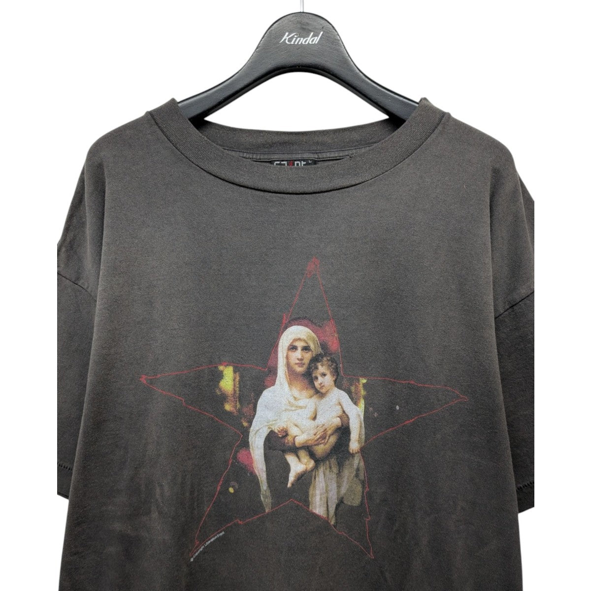 Saint Michael☆関税込☆マリア ブラック 半袖Tシャツ ROYAL FLASH｜SAINT MICHAEL/セントマイケル/SS TEE MARIA BLACK