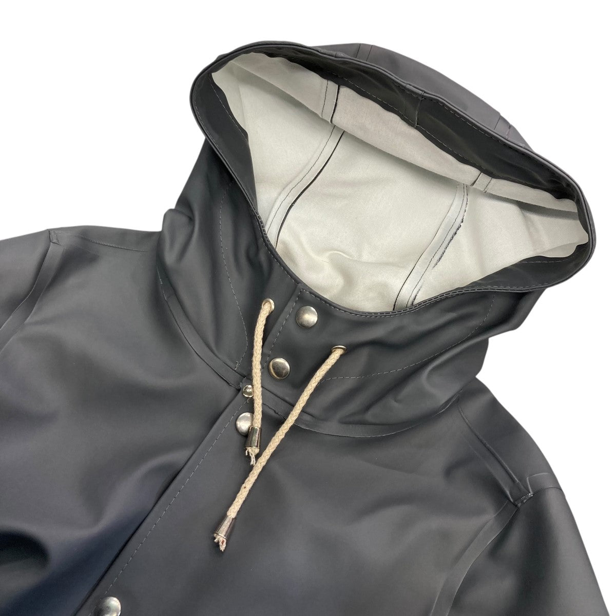 STUTTERHEIM フーデッドレインコート 古着・中古-3枚目のアイテム画像