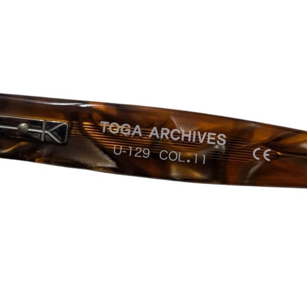 YUICHI TOYAMA × TOGA U-129 DFW Brown Yuichi Toyama - DFW (U-129) Eyeglasses | Specs Collective