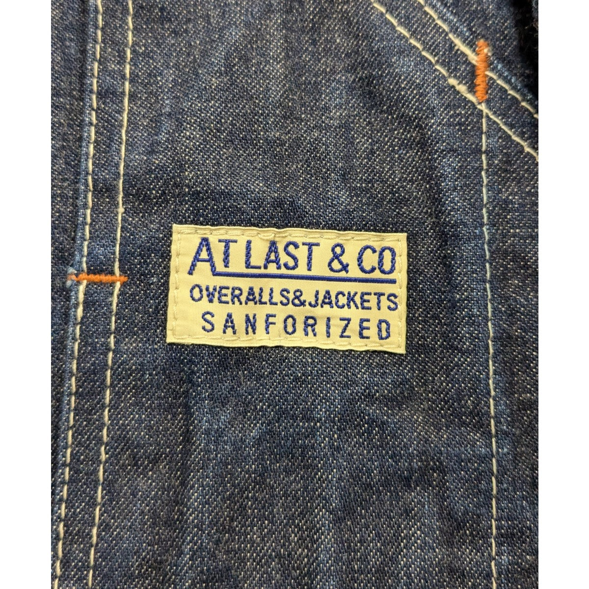ATLAST ＆ CO(アットラスト) 「COVERALL」デニムカバーオール 