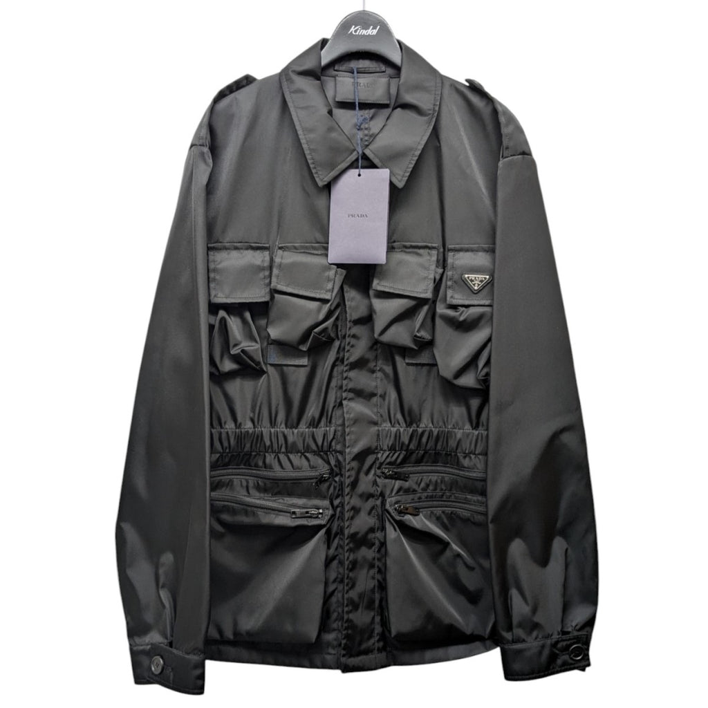 PRADA(プラダ) Re-Nylon サファリジャケット SGC553 ブラック サイズ 