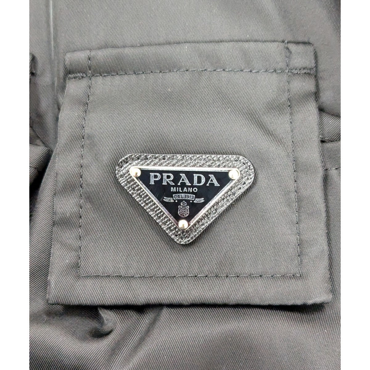 PRADA(プラダ) Re-Nylon サファリジャケット SGC553 ブラック サイズ 
