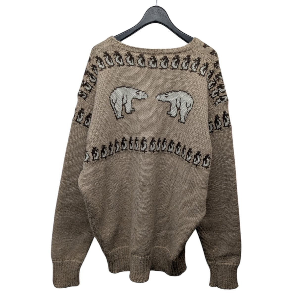 「40s ANIMAL JACQUARD ALPACA CREW SWEATER」アニマルジャガードアルパカクルーネックニット