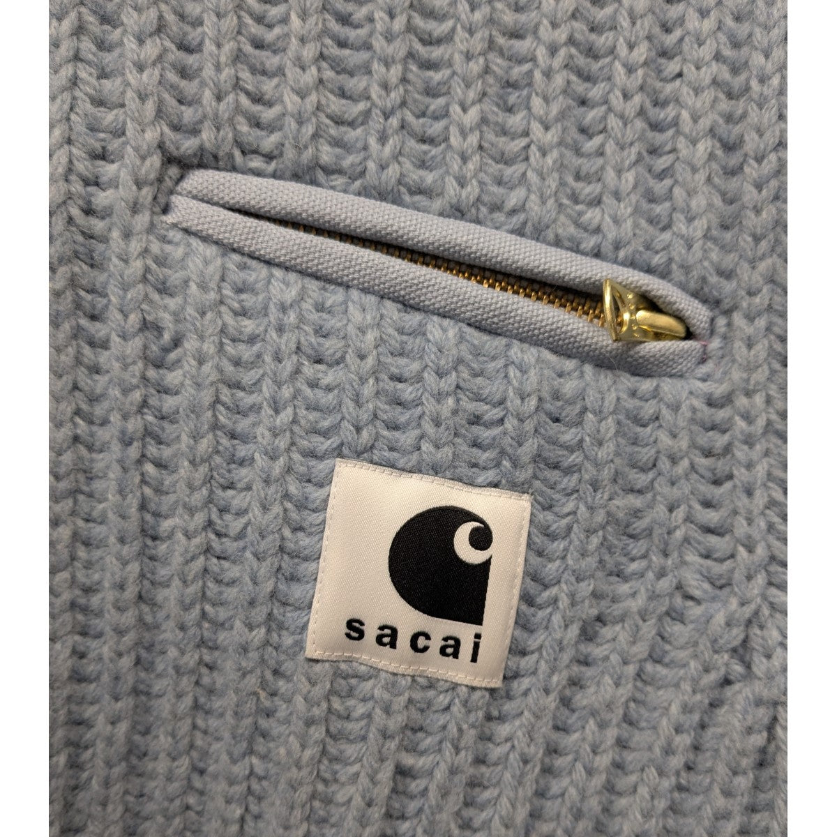 23AW「Detroit Ribbed Sweater」襟付ニットセーター