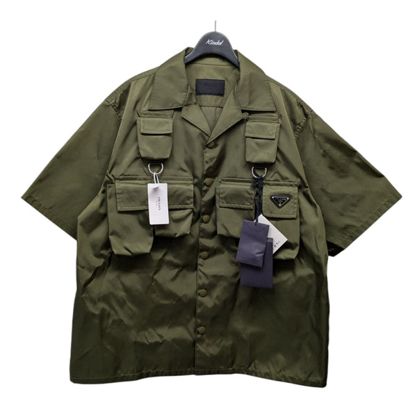 PRADA RE-NYLON ポロシャツ Lサイズ NFCタグ付き PRADA RE-NYLON ポロシャツ Lサイズ NFCタグ付き PRADA RE-NYLON