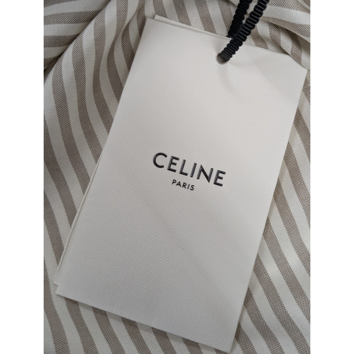 CELINE 長袖シャツ 2C524041N CELINE(セリーヌ) 21SS キャリッジエンブロイダリーストライプ