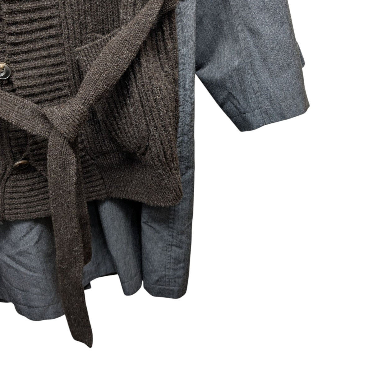 kolor(カラー) 20AWW／Eサージレイヤードステンカラーコート20WCM