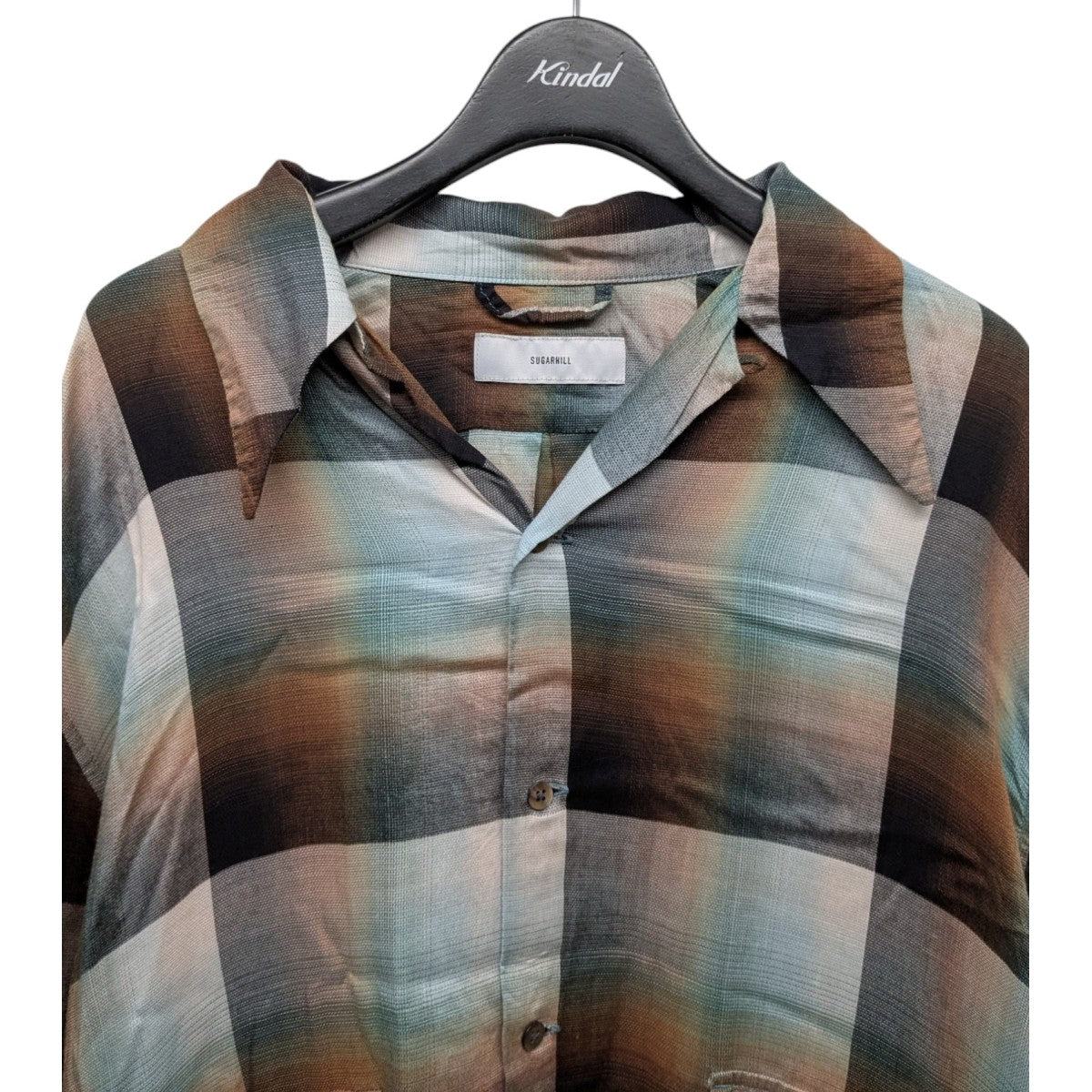 SUGARHILL 21SS オープンカラーシャツ SUGARHILL（シュガーヒル）のOMBRE OPENCOLLARED SHIRT-BLACK