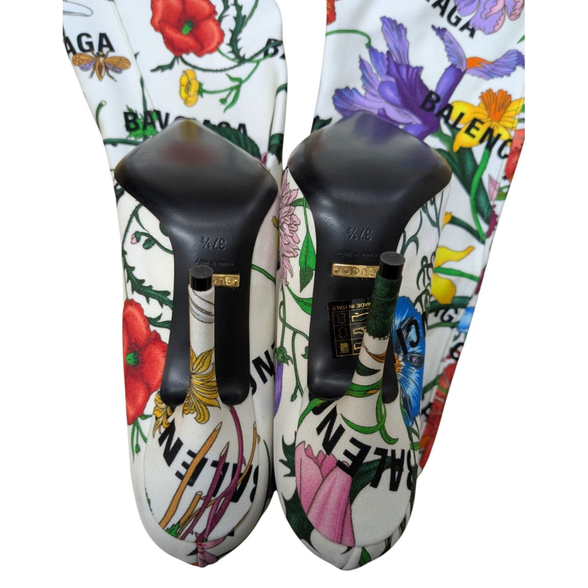 GUCCI×BALENCIAGA ザハッカープロジェクト Knife フローラルロング