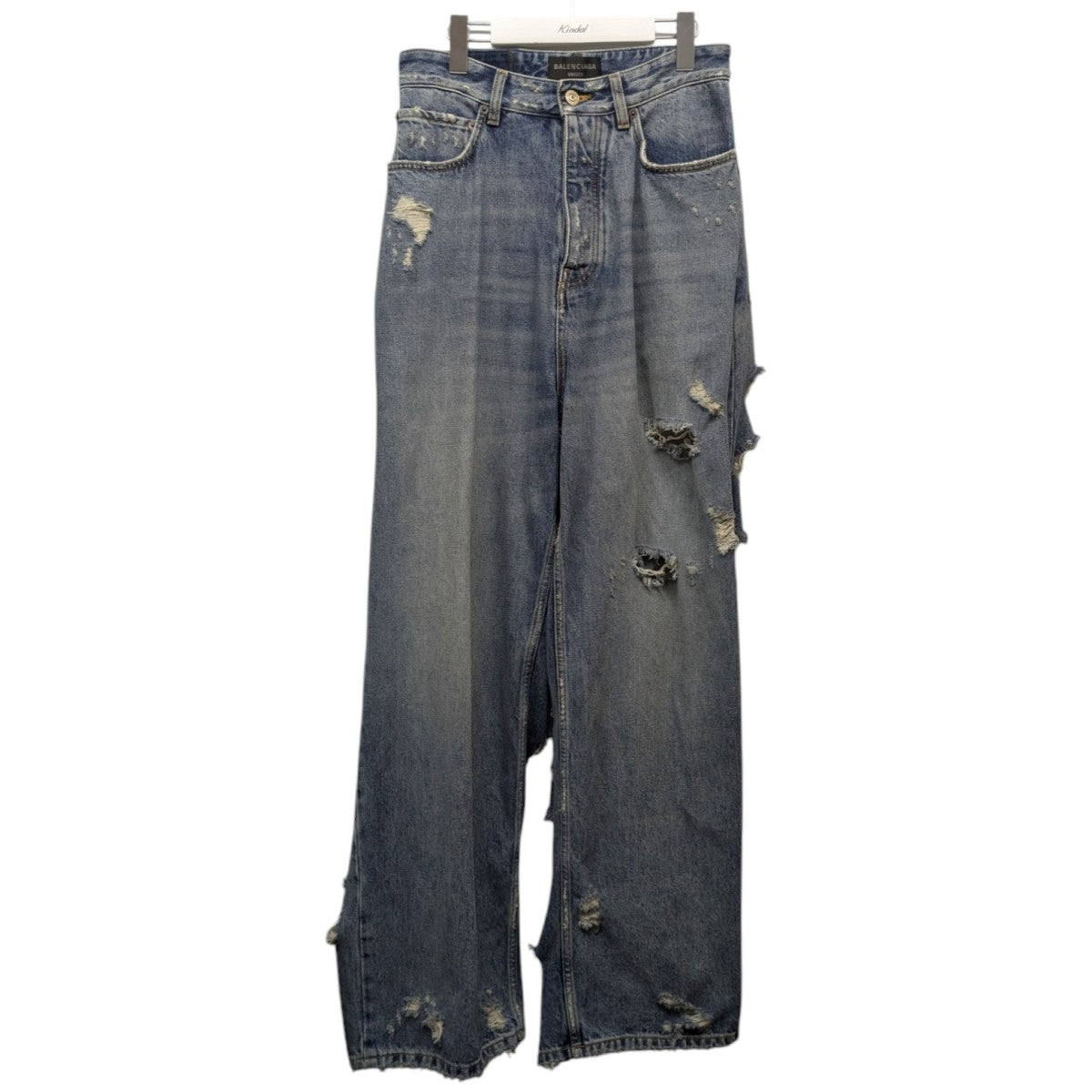 23SS スーパーデストロイ加工ラージフィットバギーデニムパンツ