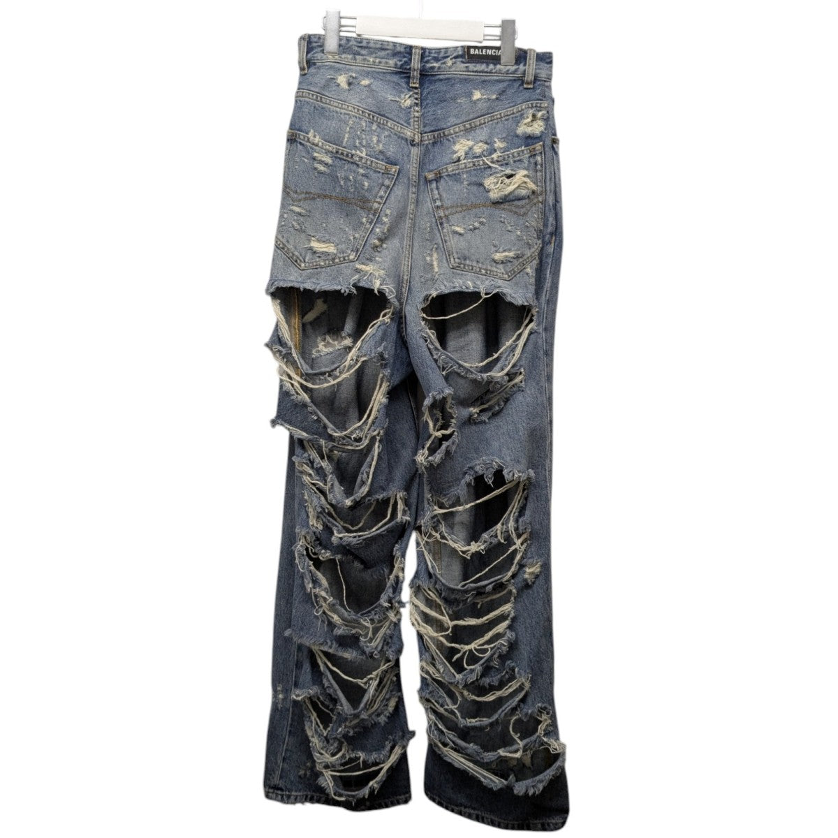23SS スーパーデストロイ加工ラージフィットバギーデニムパンツ